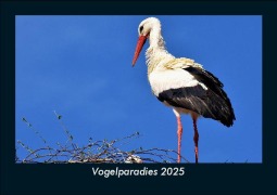 Cover-Bild zum Titel 'Vogelparadies 2025 Fotokalender DIN A5' von 'Tobias Becker'