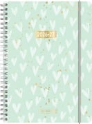 Cover-Bild zum Titel 'Schülerkalender 2026/2027 "Hearts" | A5, Kunststoff' von ''