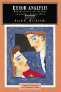 Cover-Bild zum Titel 'Error Analysis' von 'Jack C. Richards'