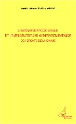 Cover-Bild zum Titel 'L'ingénierie procréatique et l'émergence d'une génération bâtarde des droits de l'homme' von 'Tsala Mbani'