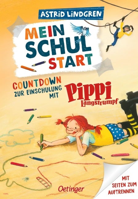 Mein Schulstart. Countdown zur Einschulung mit Pippi Langstrumpf - Astrid Lindgren