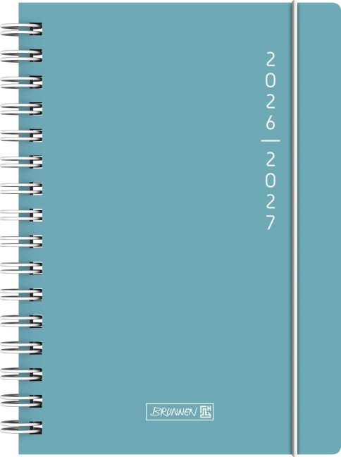 Schülerkalender 2026/2027 "Plain Blue" | A5, Kunststoff - 