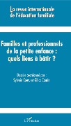 Cover-Bild zum Titel 'Familles et professionnels de la petite enfance quels liens à bâtir ?' von 'Dossier coordonne par Sylvain Coutu, Gilles Catin'