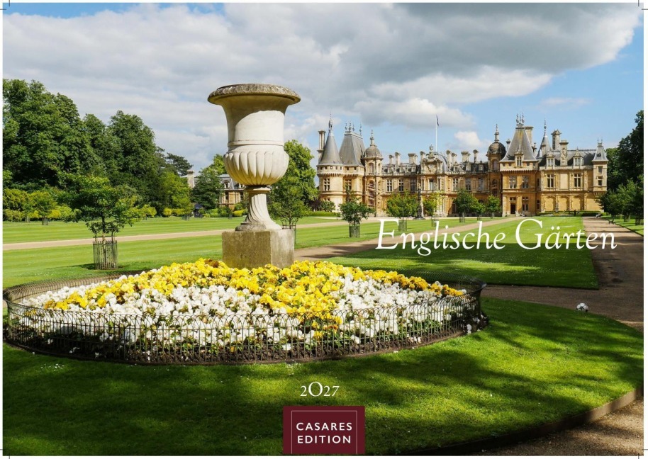 Englische Gärten Kalender 2027 - Wandkalender | Fotokalender Naturkalender England 24x35cm - Naturfotos - Inspiration für Gartenliebhaber - Perfekt für Naturerlebnis & botanische Schönheit - 