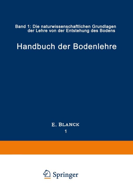 Handbuch der Bodenlehre - 