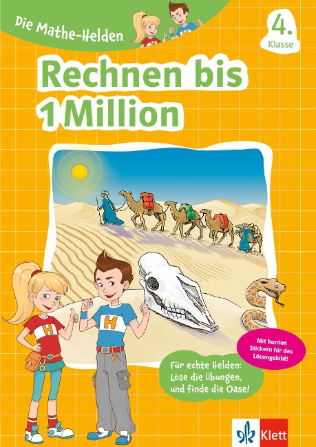 Klett Die Mathe-Helden Rechnen bis 1 Million 4. Klasse - 