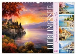 Lieblingssee (Wandkalender 2026 DIN A3 quer), CALVENDO Monatskalender - Sabine Löwer