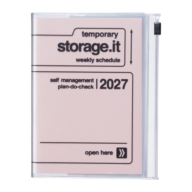 MARK'S 2026/27 Diary A6 Storage.it  // Pink - 