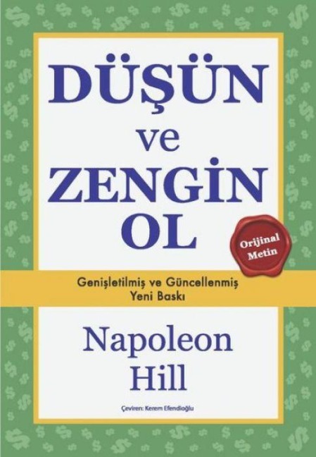 Düsün ve Zengin Ol - Napoleon Hill