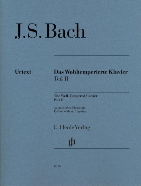 Bach, Johann Sebastian - Das Wohltemperierte Klavier Teil II BWV 870-893 - Johann Sebastian Bach