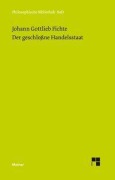 Cover-Bild zum Titel 'Der geschlossne Handelsstaat' von 'Johann G Fichte'