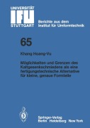 Cover-Bild zum Titel 'Möglichkeiten und Grenzen des Kaltgesenkschmiedens als eine fertigungstechnische Alternative für kleine, genaue Formteile' von 'K. Hoang-Vu'