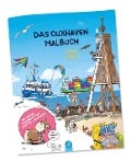 Cover-Bild zum Titel 'Das Cuxhaven Malbuch' von 'Jannes Weber'