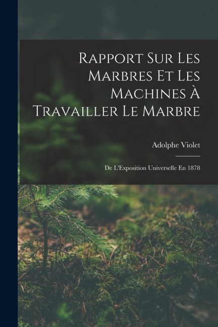 Rapport Sur Les Marbres Et Les Machines À Travailler Le Marbre: De L'Exposition Universelle En 1878 - Adolphe Violet