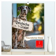 Cover-Bild zum Titel 'Deutsche Dogge - freundlicher Riese (hochwertiger Premium Wandkalender 2026 DIN A2 hoch), Kunstdruck in Hochglanz' von 'Peter Roder'