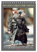 Der tierisch lustige Gothic Kalender (Tischkalender 2025 DIN A5 hoch), CALVENDO Monatskalender - Peter Rübsamen