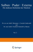 Cover-Bild zum Titel 'Salben · Puder · Externa' von 'Hermann V. Czetsch-Lindenwald, R. Jäger, Friedrich Schmidt-La Baume'