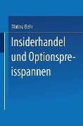 Cover-Bild zum Titel 'Insiderhandel und Optionspreisspannen' von ''