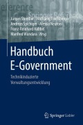 Cover-Bild zum Titel 'Handbuch E-Government' von ''