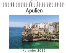 Cover-Bild zum Titel 'Apulien - (Wandkalender 2025, Kalender DIN A4 quer, Monatskalender im Querformat mit Kalendarium, das perfekte Geschenk)' von 'Henry Möller'