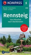 Cover-Bild zum Titel 'KOMPASS Wander-Tourenkarte Der Rennsteig 1:50.000' von ''