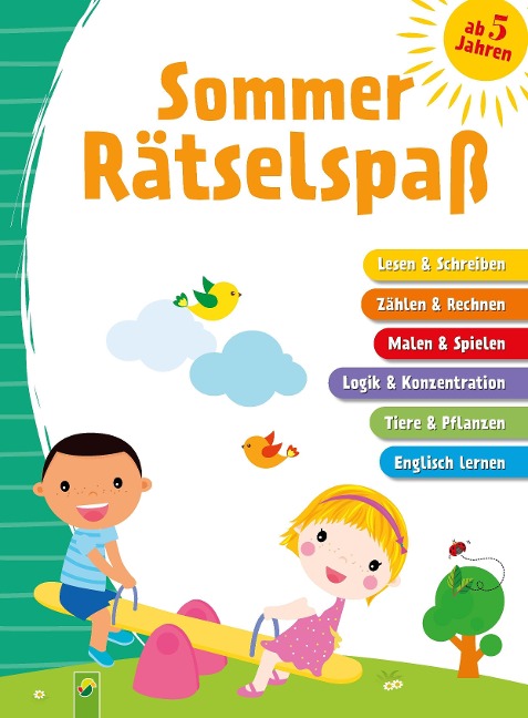 Sommer Rätselspaß für Kinder ab 5 Jahren - 
