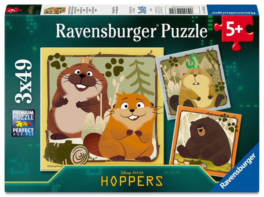 Kinderpuzzle 3x49 Teile - Mabels Abenteuer - 