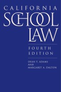 Cover-Bild zum Titel 'California School Law' von 'Dean T Adams, Margaret A Dalton'