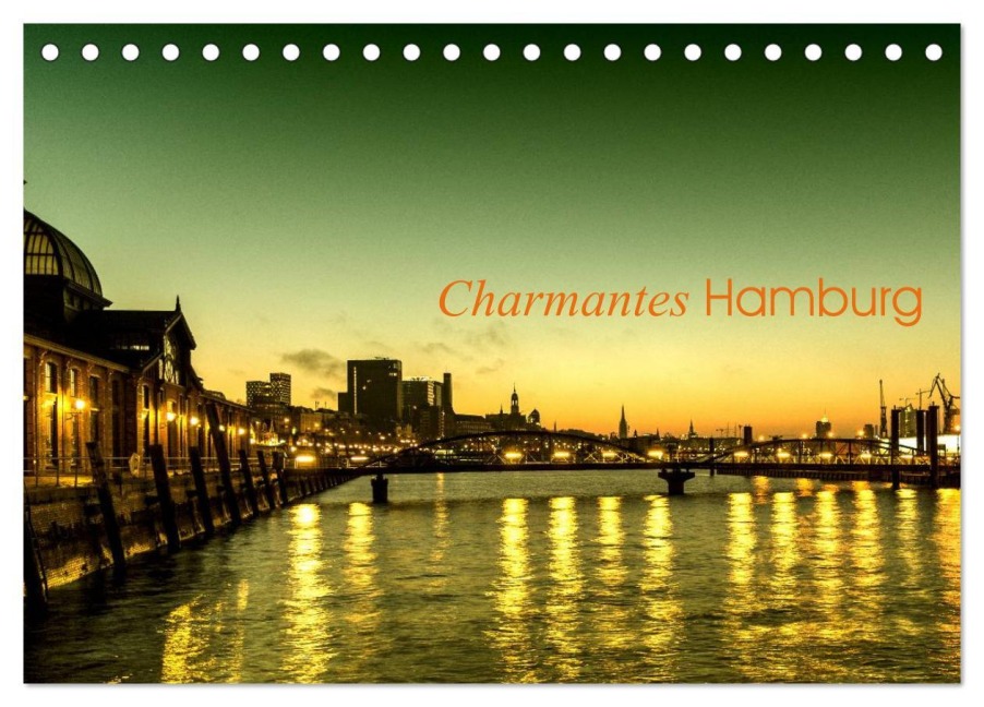 Charmantes Hamburg (Tischkalender 2025 DIN A5 quer), CALVENDO Monatskalender - Jürgen Muß
