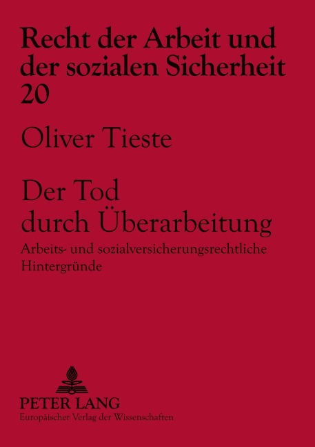 Der Tod durch Überarbeitung - Oliver Tieste