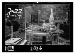 Cover-Bild zum Titel 'Jazz onstage (Wandkalender 2026 DIN A2 quer), CALVENDO Monatskalender' von 'Klaus Rohwer'