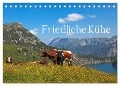 Friedliche Kühe (Tischkalender 2025 DIN A5 quer), CALVENDO Monatskalender - Christa Kramer
