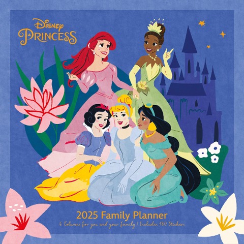 Disney Princess 2025 30X30 Familienplaner - 