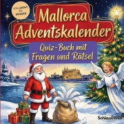 Cover-Bild zum Titel 'Mallorca-Adventskalender: Quiz-Buch mit Fragen und Rätsel' von 'Schlauvento Interactive'
