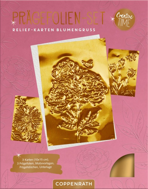 Prägefolien-Set Relief-Karten - 