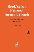 Cover-Bild zum Titel 'Beck'sches Prozessformularbuch' von ''