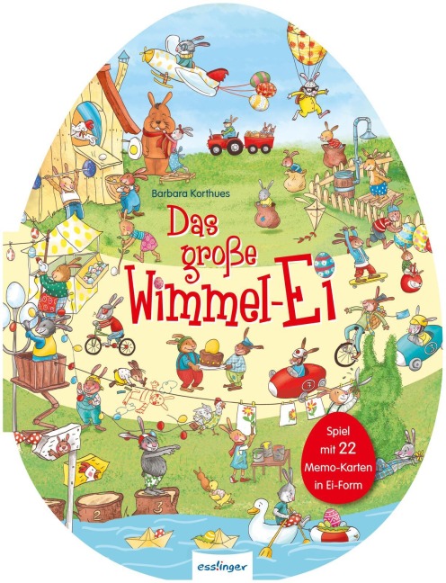 Das große Wimmel-Ei, mit Eier-Memospiel - 