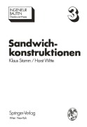 Cover-Bild zum Titel 'Sandwichkonstruktionen' von 'H. Witte, K. Stamm'