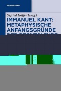 Cover-Bild zum Titel 'Immanuel Kant: Metaphysische Anfangsgründe der Rechtslehre' von ''