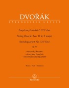 Cover-Bild zum Titel 'Streichquartett Nr. 12 F-Dur op. 96 "Amerikanisches Quartett"' von 'Antonín Dvorák'