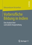 Cover-Bild zum Titel 'Vorberufliche Bildung in Indien' von 'Balasundaram Krisanthan'