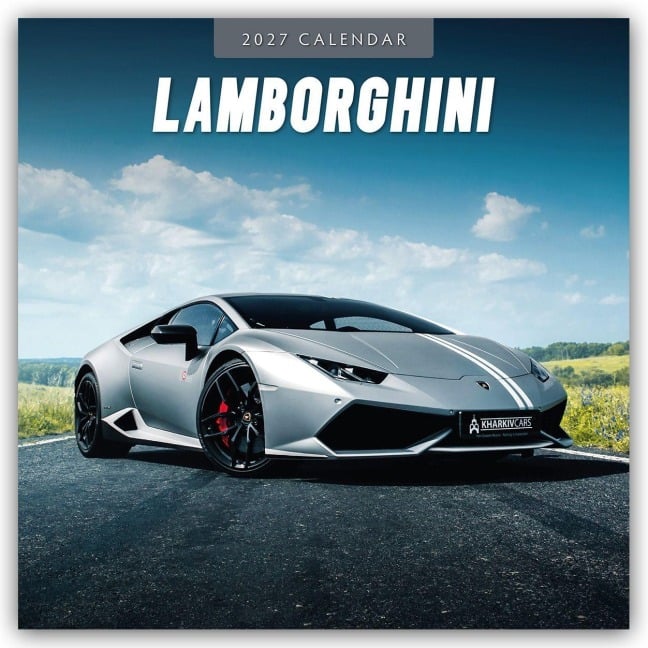 Lamborghini 2027 - 16-Monatskalender - Robin Red