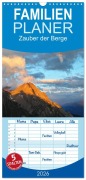 Familienplaner 2026 - Zauber der Berge mit 5 Spalten (Wandkalender, 21 x 45 cm) CALVENDO - Michael Kehl