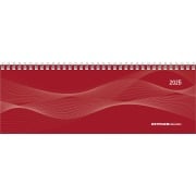 Cover-Bild zum Titel 'Tisch-Querkalender Profi rot 2026 - Büro-Planer 29,7x10,5 cm - Tisch-Kalender - 1 Woche 2 Seiten - Ringbindung - Zettler' von ''