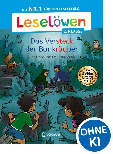 Leselöwen 2. Klasse - Das Versteck der Bankräuber - Christoph Dittert