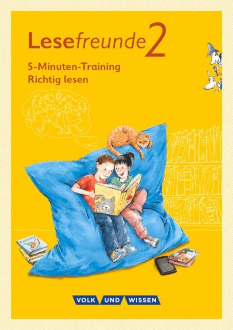 Lesefreunde 2. Schuljahr. 5-Minuten-Training "Richtig lesen". Arbeitsheft. Östliche Bundesländer und Berlin - Irene Hoppe