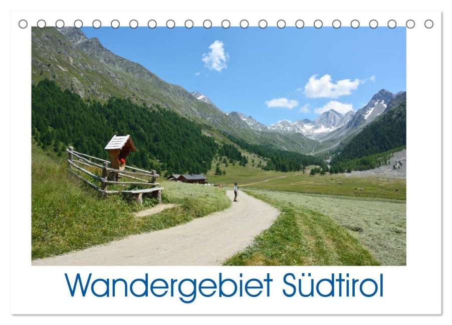 Wandergebiet Südtirol (Tischkalender 2026 DIN A5 quer), CALVENDO Monatskalender - Klaus Prediger Prediger
