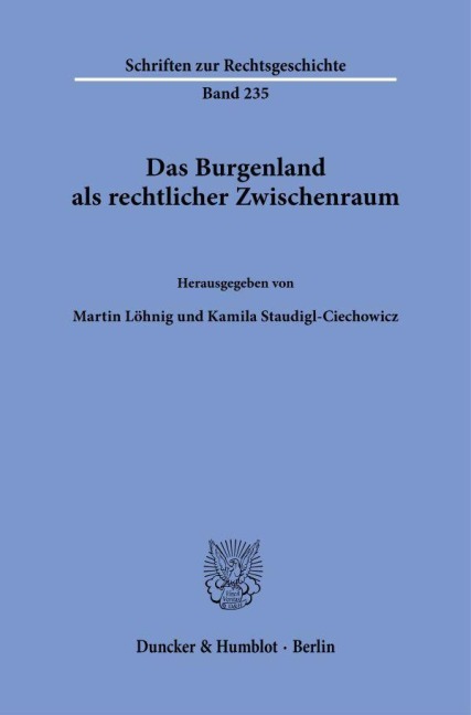 Das Burgenland als rechtlicher Zwischenraum - 