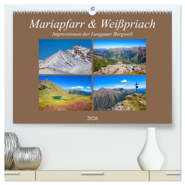 Mariapfarr & Weißpriach (hochwertiger Premium Wandkalender 2026 DIN A2 quer), Kunstdruck in Hochglanz - Christa Kramer