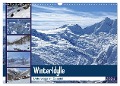 WinterIdylle Unterwegs im Saastal (Wandkalender 2024 DIN A3 quer), CALVENDO Monatskalender - Susan Michel